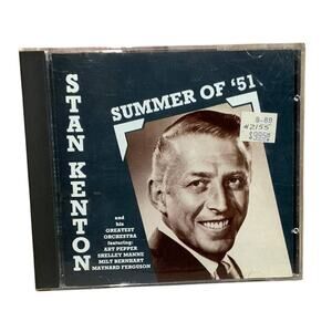 VIntage 1987 Unreleased 1951 Radio Hollywood Palladium Broadcast Stan Kenton CD